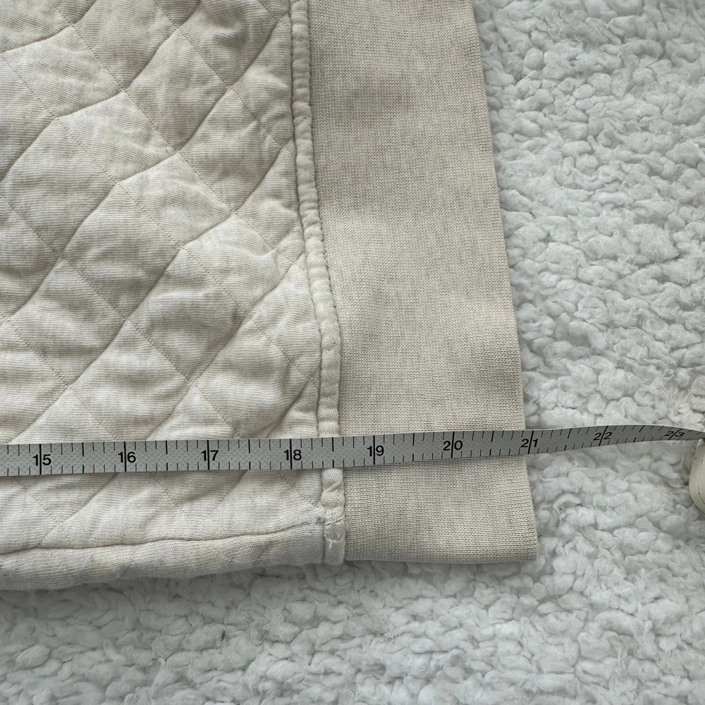 Patagonia Womens Organic Cotton Quilt Snap-T Pullover Oatmeal XXS - Picture 7 of 10